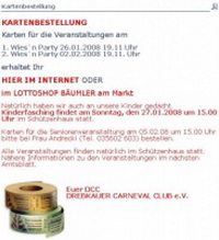 Die nächsten Wies`n Partys stehen ganz kurz bevor. Deshalb sichert euch die Karten.