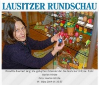 Drebkauer Eier-Ausstellung hält Ethnografen Balke in Ehren