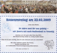 Rosenmontag in Drebkau