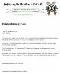 Schützenfest in Drebkau