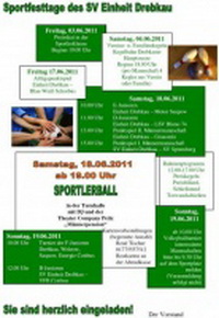 Sportfesttage des SV Einheit Drebkau
