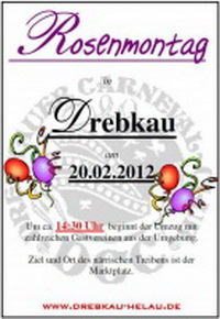 Rosenmontag in Drebkau