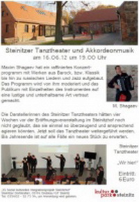 Steinitzer Tanztheater und Akkordeonmusik