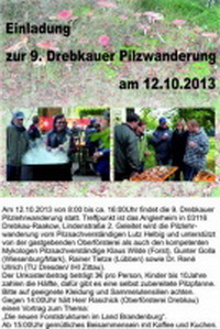 9. Drebkauer Pilzwanderung