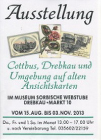 Sommerausstellung in Drebkau Cottbus Drebkau und Umgebung auf alten Ansichtskarten