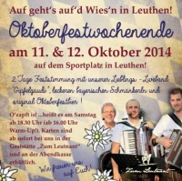 Auf geht`s auf`d Wies`n in Leuthen!