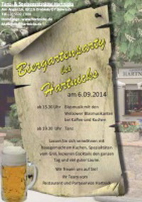 Biergartenparty