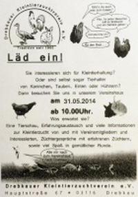Drebkauer Kleintierzuchtverein e.V. - Läd ein !!!
