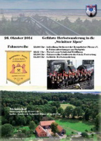 Fahnenweihe des Bergmannsvereins im Steinitzhof