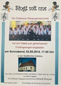 Frühlingssingen - Der Drebkauer Sängergemeinschaft