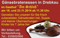 Gänsebratenessen