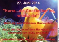 Hurra....die Cocktailbar ist wieder da!