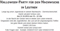 Halloween-Party für den Nachwuchs