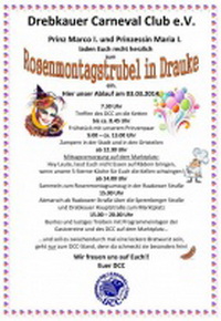 Rosenmontag in Drebkau