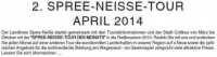 2. SPREE-NEISSE-TOUR APRIIL-2014