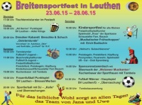Breitensportfest in Leuthen