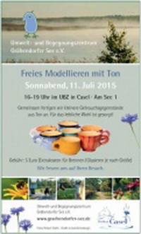 Freies Modellieren mit Ton im UBZ „Gräbendorfer Garten“