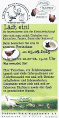 Tierschau und Erfahrungsaustausch