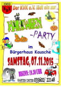 Halloween-Party beim KVK