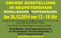 Große Ausstellung: Modellbahnen & Puppenhäuser