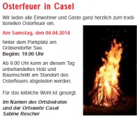 OSTERFEUER IN CASEL