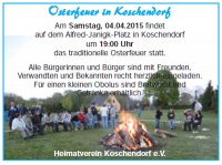 OSTERFEUER IN KOSCHENDORF