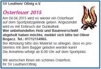 OSTERFEUER IN LEUTHEN
