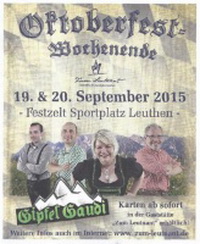 Oktoberfest-Wochenende