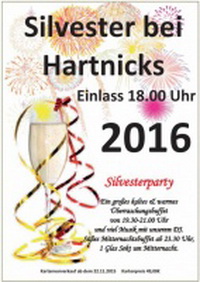 Silvester bei Hartnicks