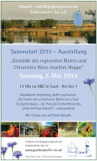 Saisoneröffnung – Ausstellung – Gemälde des regionalen Malers und Chronisten Hans-Joachim Hoppe