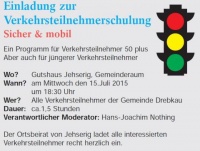 Verkehrsteilnnehmerschulung