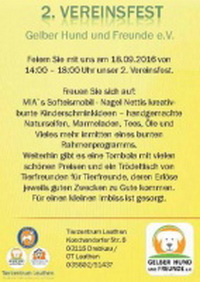 2. Vereinssommerfest im Tierzentrum