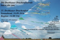 15. Drachenfest (bei Regen am Sonntag)
