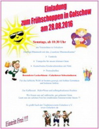 Frühschoppen in Golschow