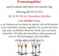 Frauentagsfeier der Schorbuser Frauen