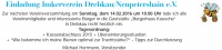 Vereinsversammlung Imkerverein Drebkau/Neupetershain