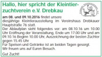 Vereinsschau Kleintierzuchtverein Drebkau e.V
