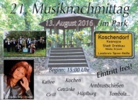 Musiknachmittag in Koschendorf