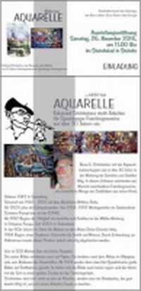 „Nicht nur Aquarelle“ – Ausstellungseröffnung