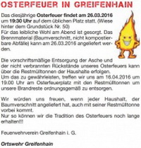 Osterfeuer