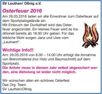 Osterfeuer