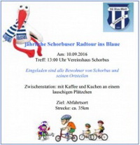 Schorbuser Radtour ins Blaue