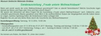 Sonderausstellung „Freude unterm Weihnachtsbaum“