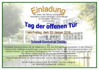 Tag der offenen Tür /// Schiebell-Grundschule Drebkau