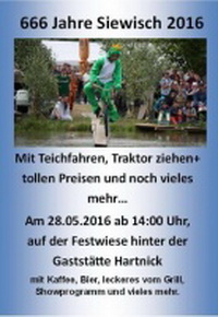 Dorffest in Siewisch 2016