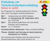 Begegnungsstätte Markt 10, Verkehrsteilnehmerschulung