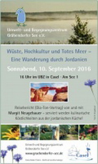 Reisebericht „Wüste, Hochkultur und Totes Meer – Eine Wanderung durch Jordanien mit Margit Neugebauer