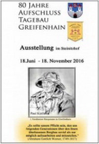 Ausstellungseröffnung „80 Jahre Aufschluss Tagebau Greifenhain“