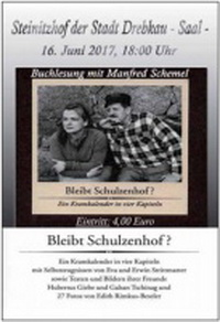 Buchleseung mit Manfred Schemel - Bleibt Schulzenhof?