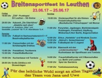 Breitensportfest in Leuthen, SV Leuthen Klein Oßnig e.V.